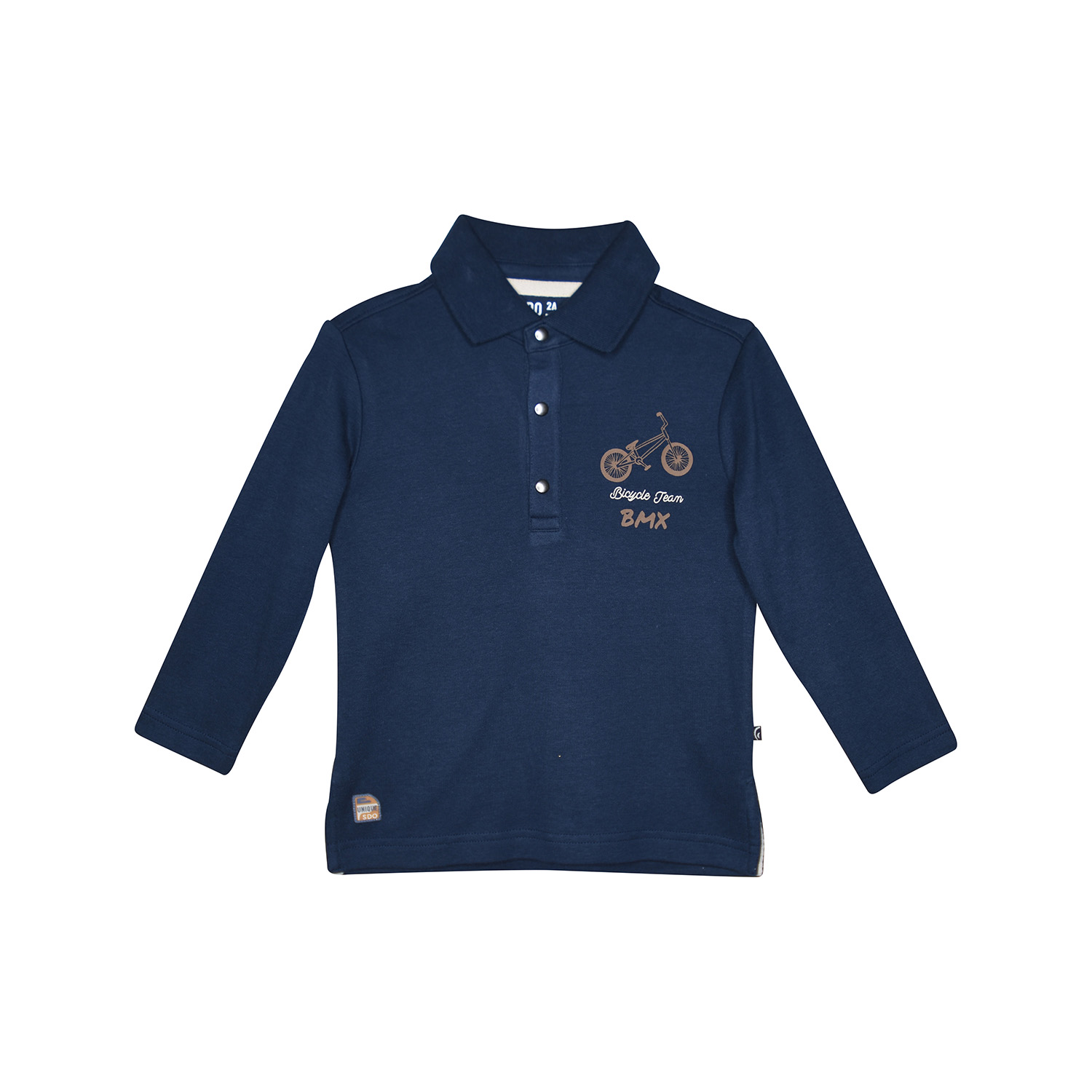 Polo jersey manches longues pascalin, SUCRE D'ORGE