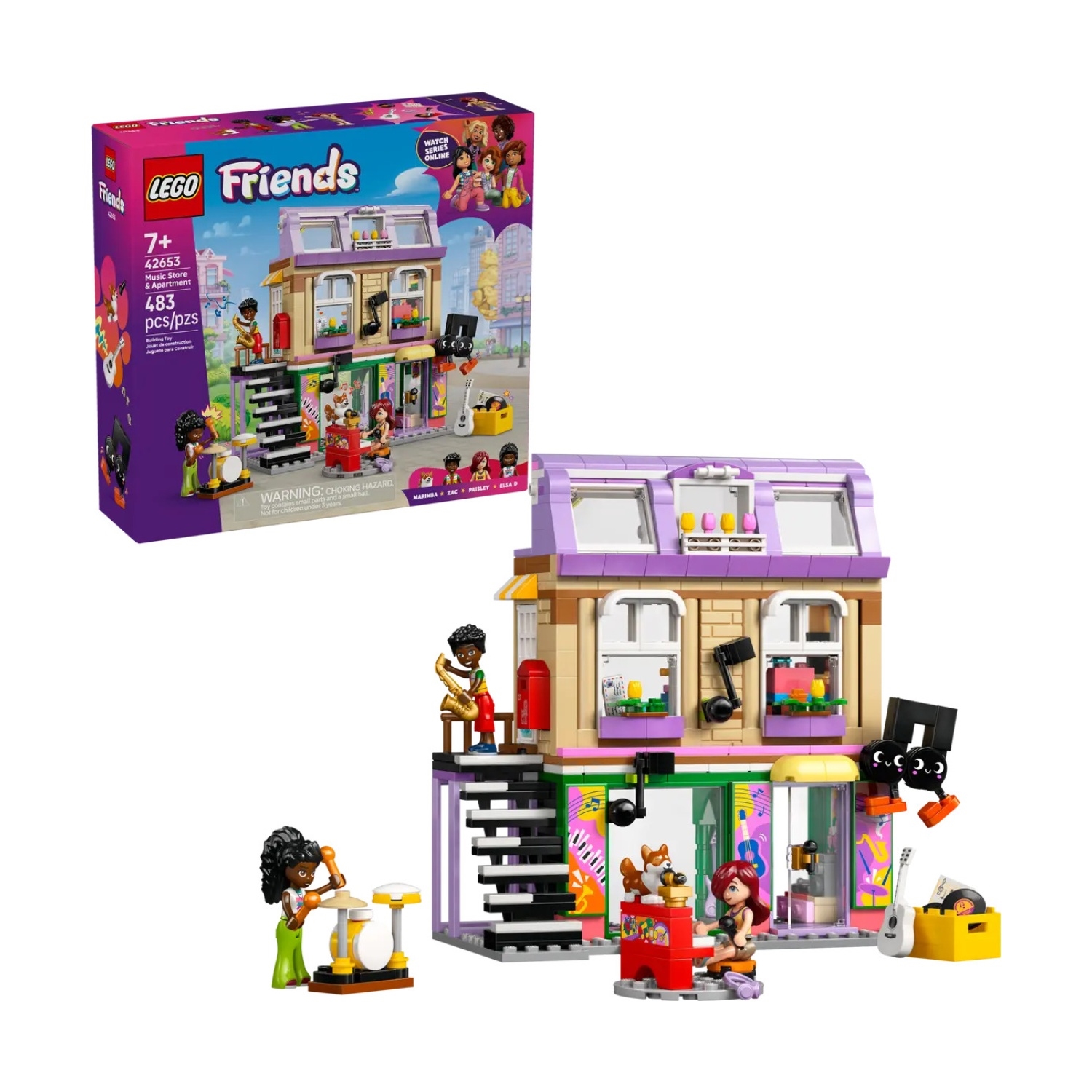Friends Le magasin de musique et l'appartement, LEGO