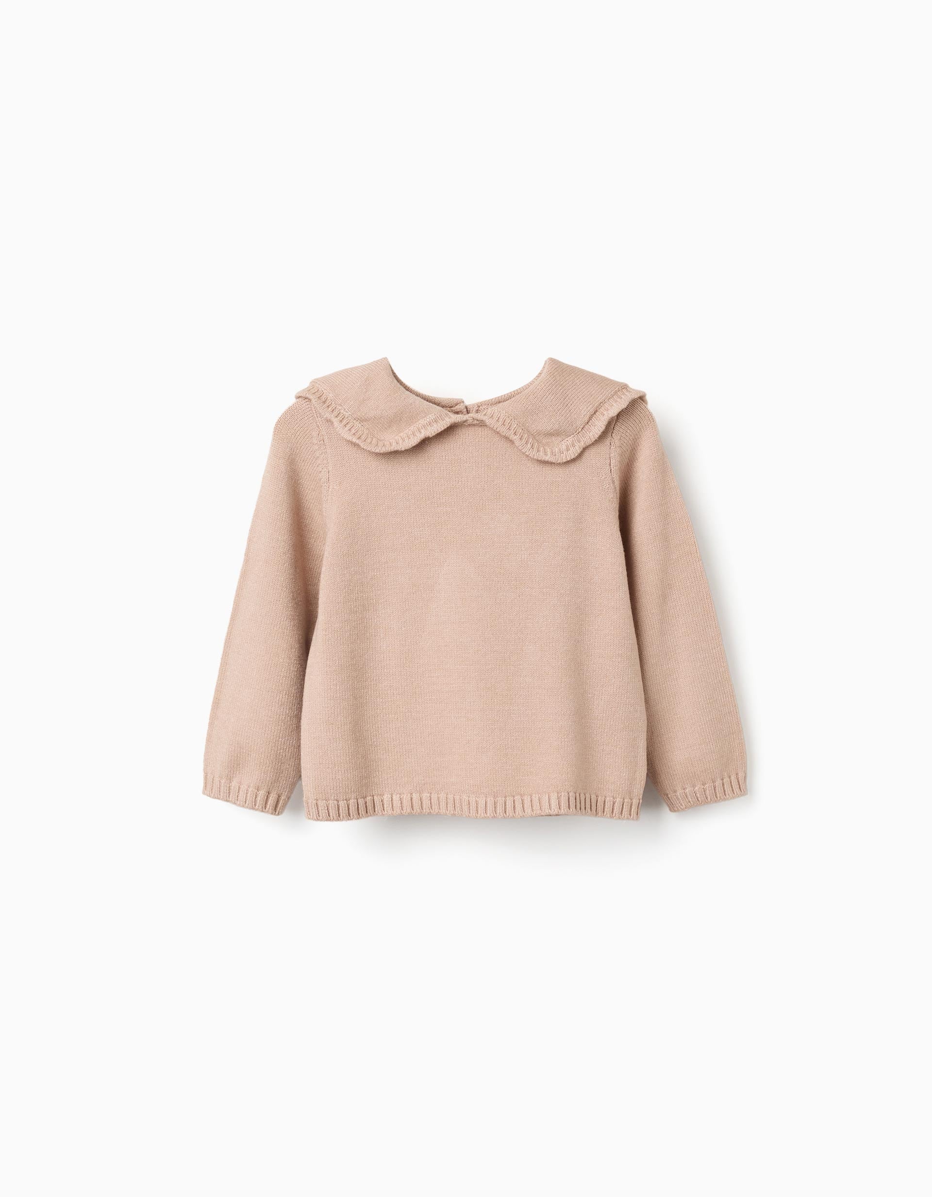 Pull en maille avec col festonné, ZIPPY