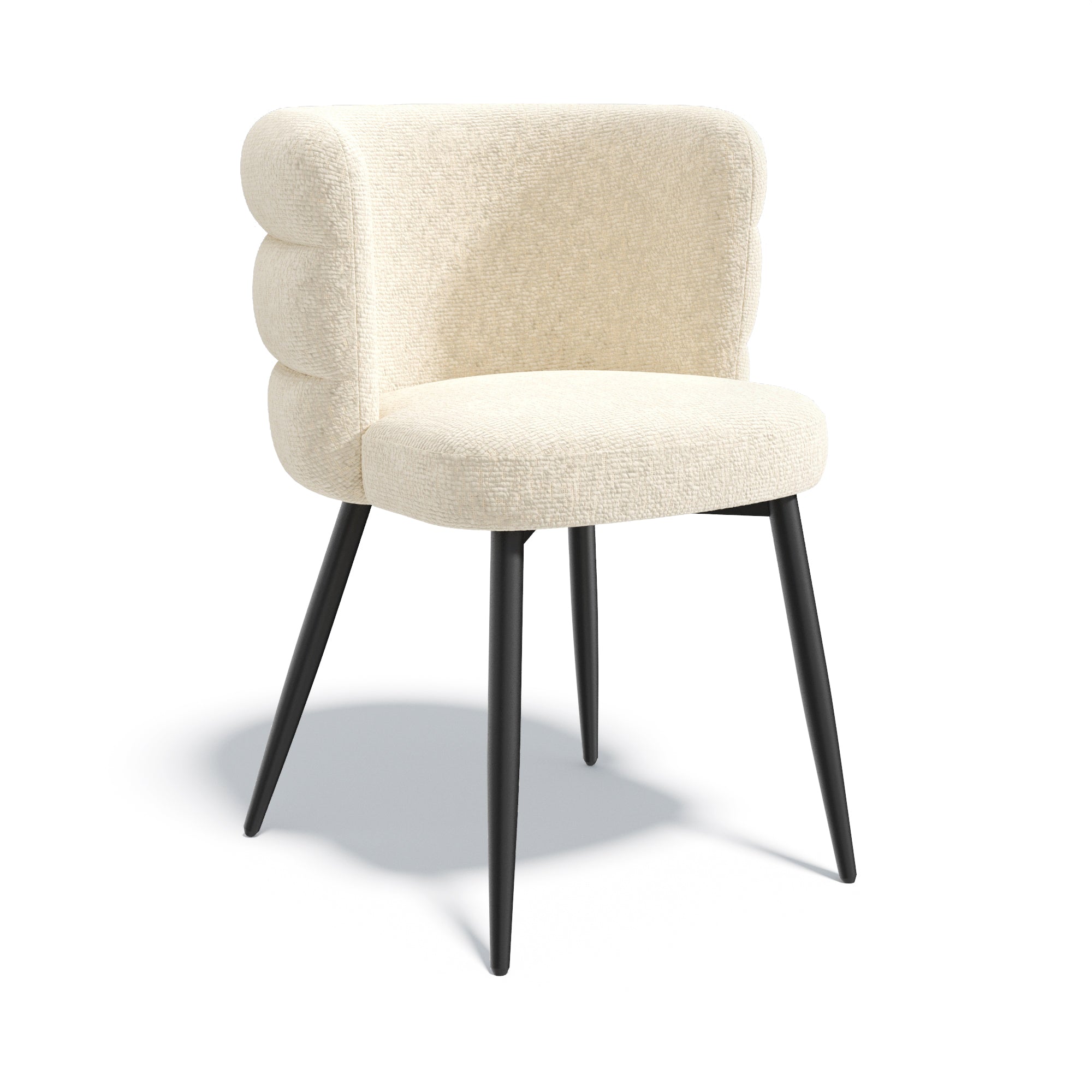 Lot de 2 chaises en velours texturé CHELSEA, SIA HOME