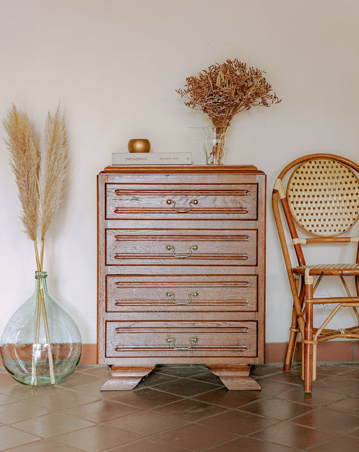 Commode classique en chêne massif Garance N°701 - Bon état, DEBONGOUT