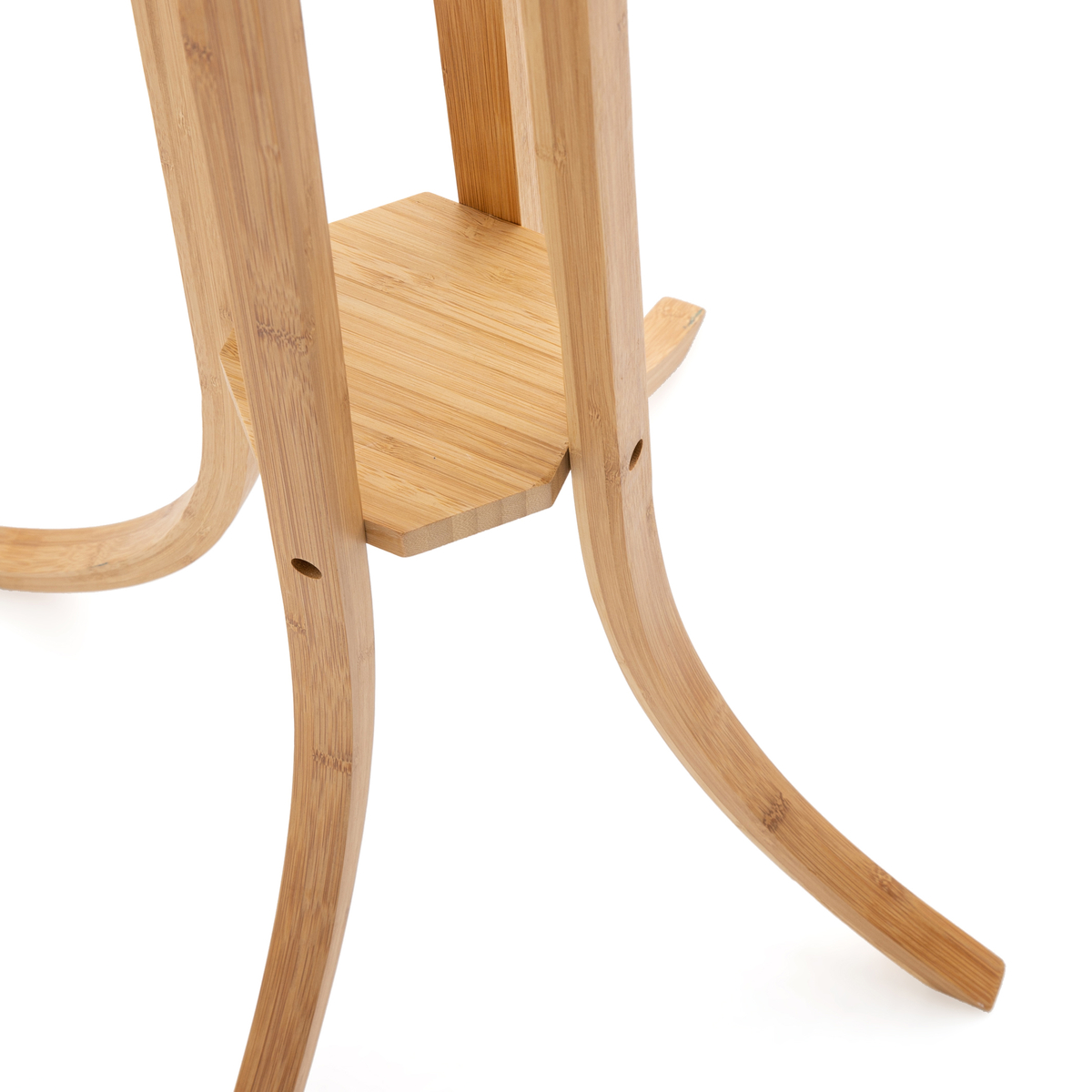 Product photograph of Teepi Bamboo 4-arm Coat Stand from La Redoute UK