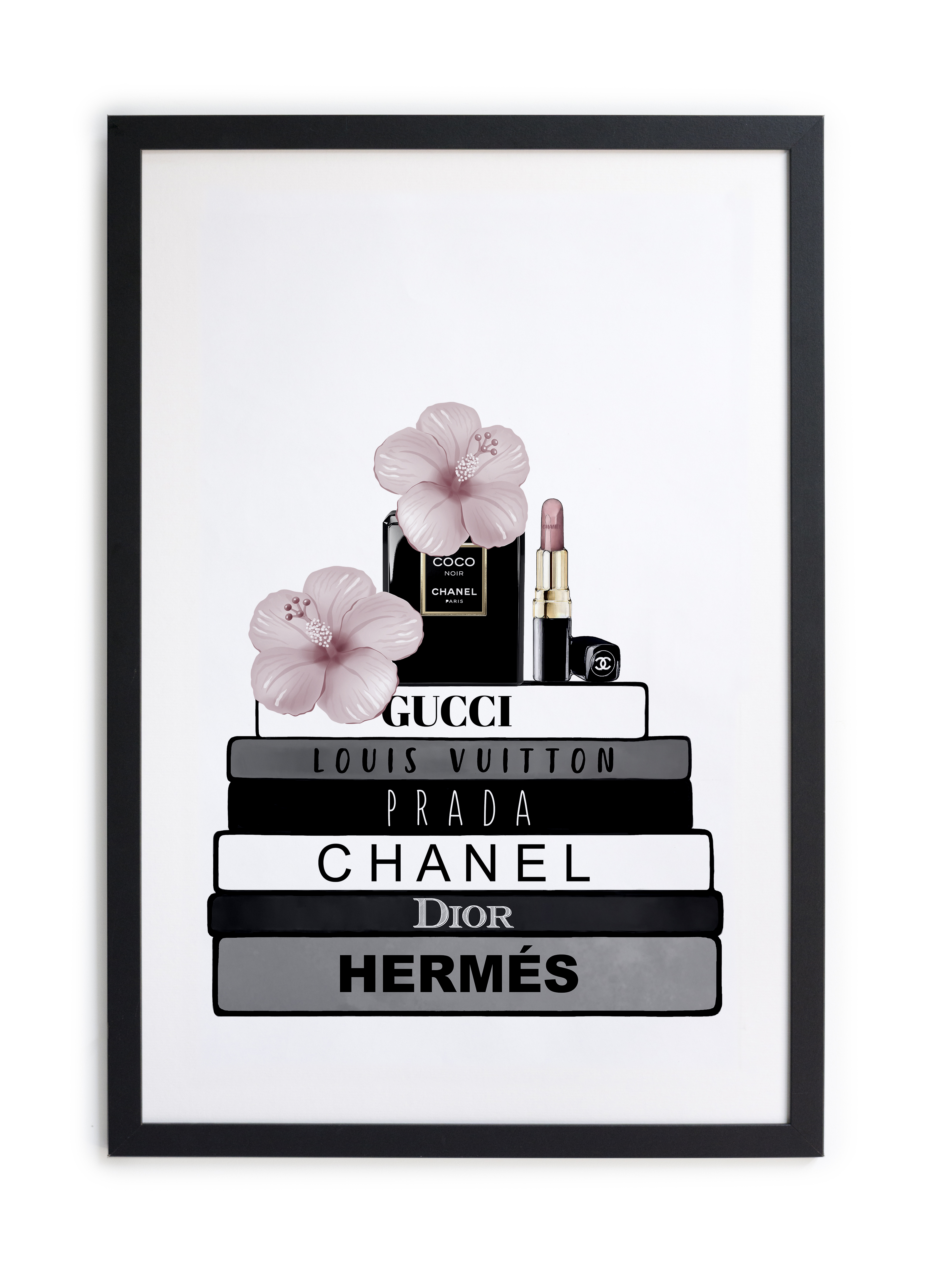 Tableau avec cadre Livres de Mode, REALLY NICE THINGS
