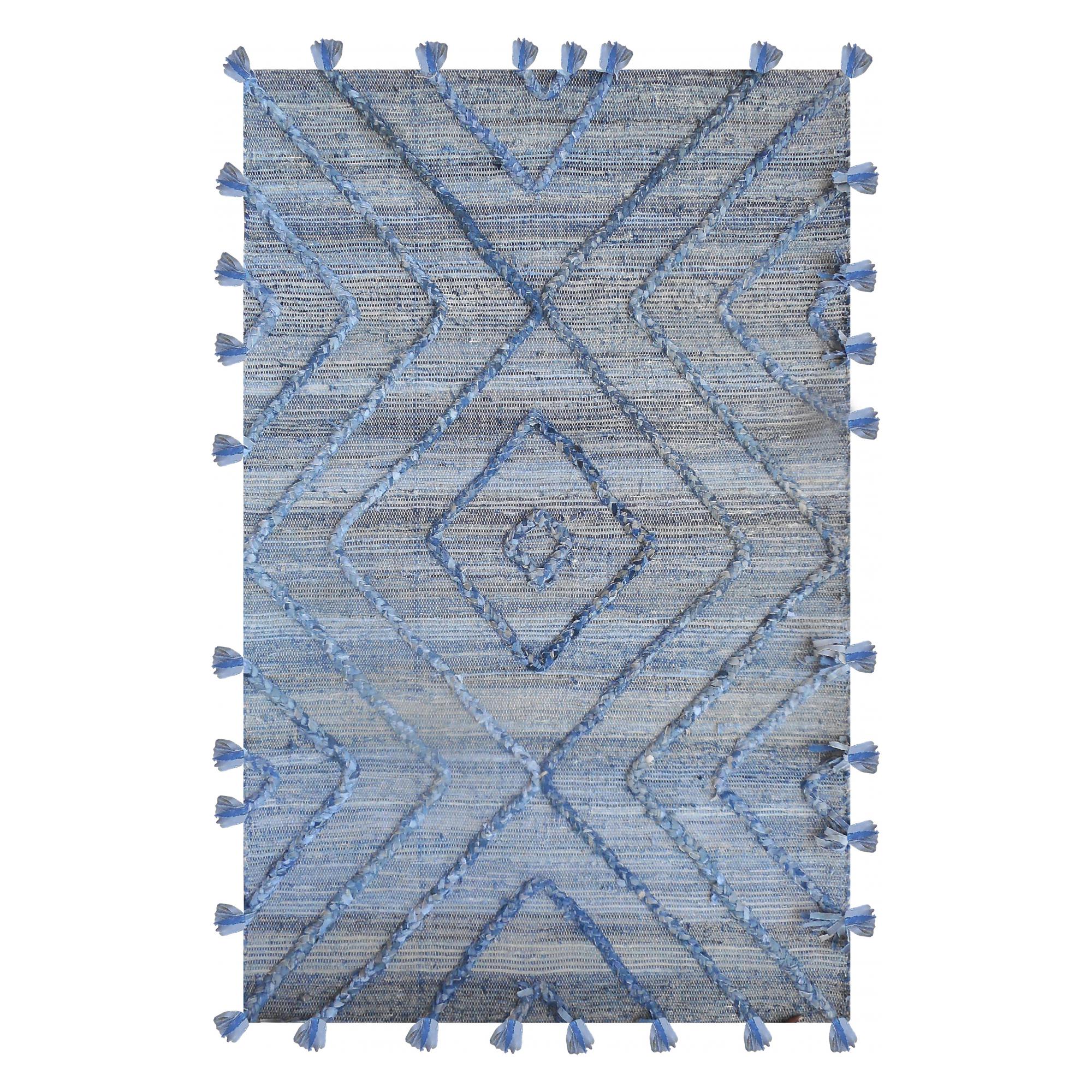 Tapis Worgan denim, THE RUG REPUBLIC