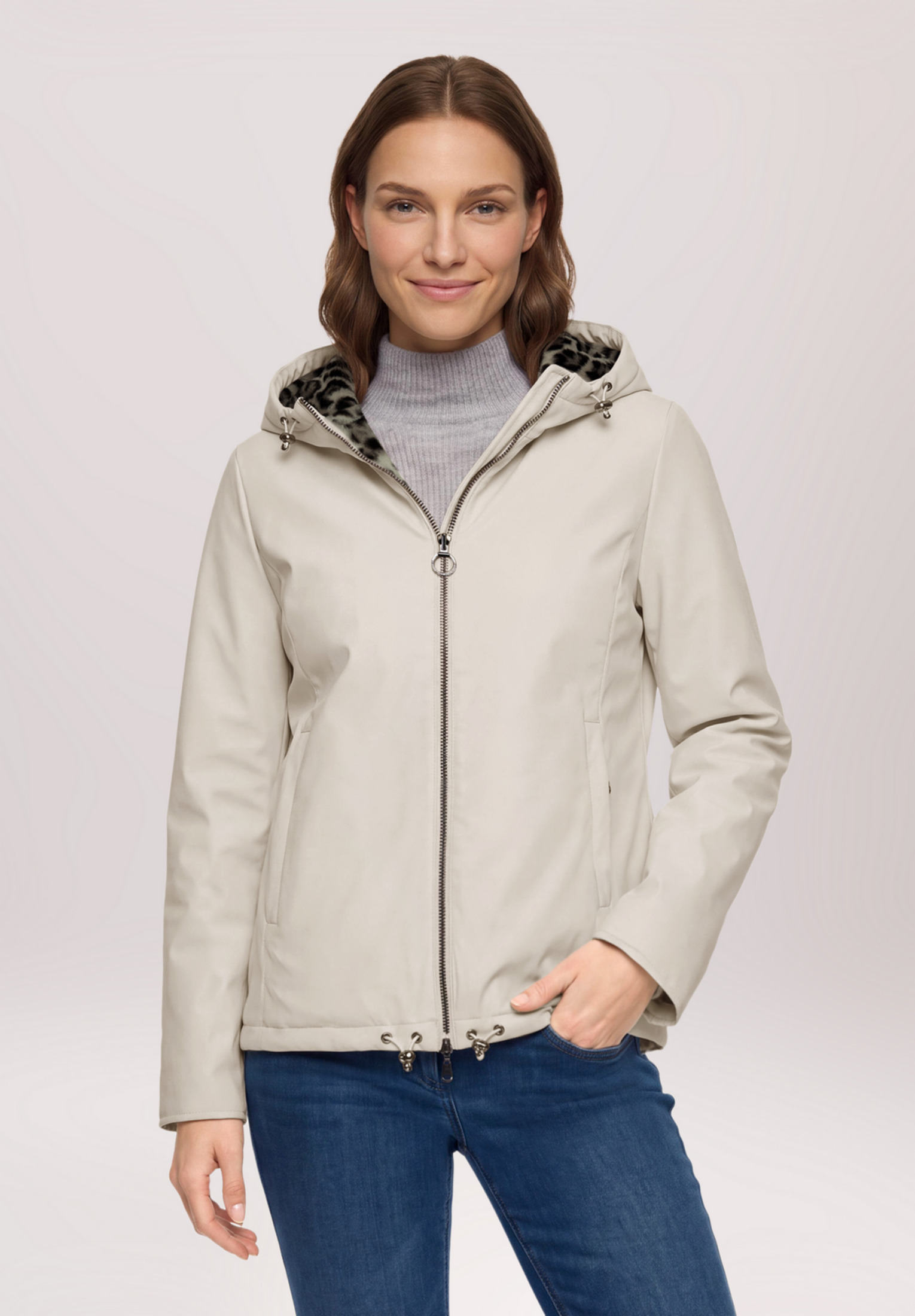 Veste réversible à capuche, BETTY BARCLAY
