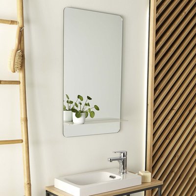 Miroir pour lave mains WC avec tablette Simona MOB IN