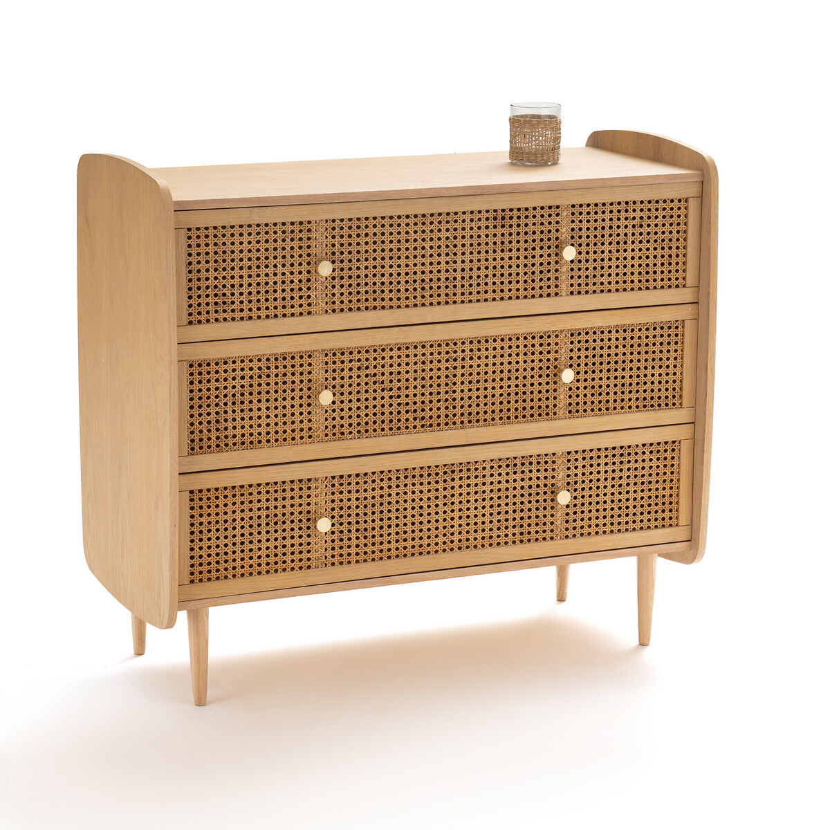 Tempa Chest of 2 Drawers in Rattan Cane