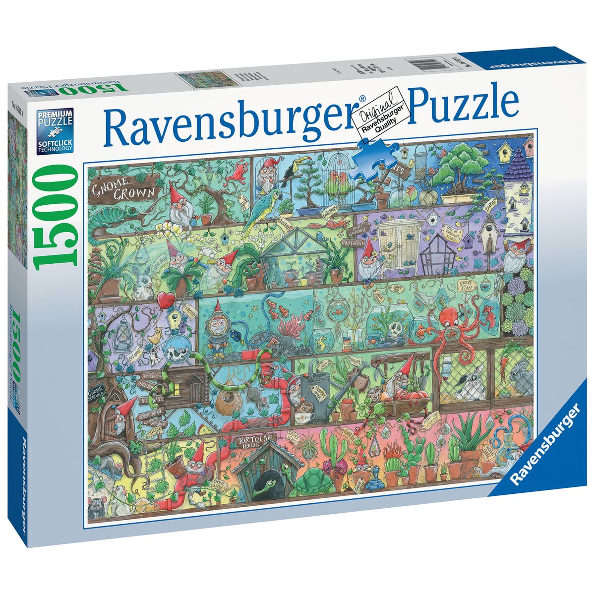 Ravensburger - Puzzles adultes - Puzzle 1500 pièces - Le dragon bleu