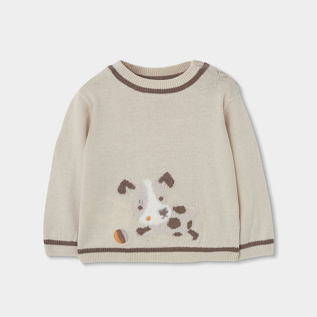 Pull bébé garçon avec imprimé chien, BOBOLI