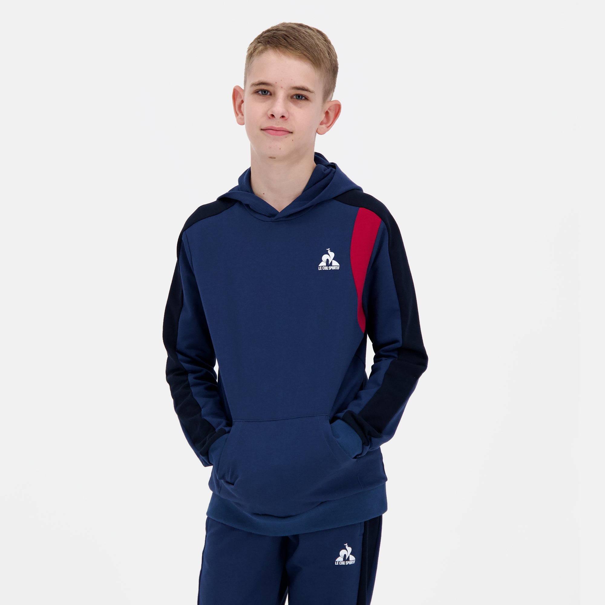 Sweat à capuche Tricolore, LE COQ SPORTIF