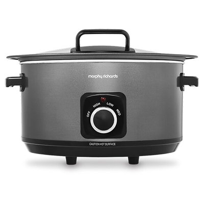 Sear & Stew 6.5L Hinged Lid Slow Cooker MORPHY RICHARDS