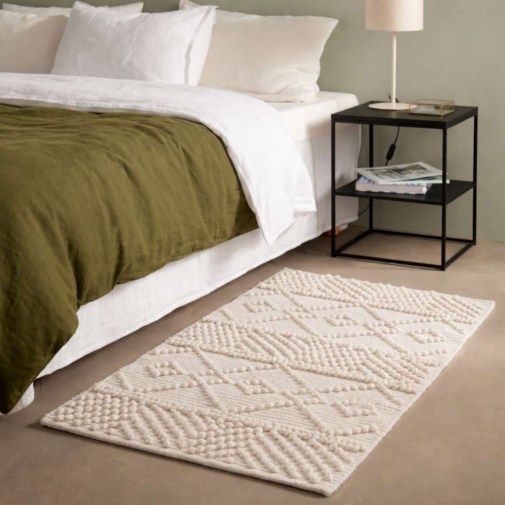 Tapis descente de lit motifs géométriques 60x110cm, ORNAMI