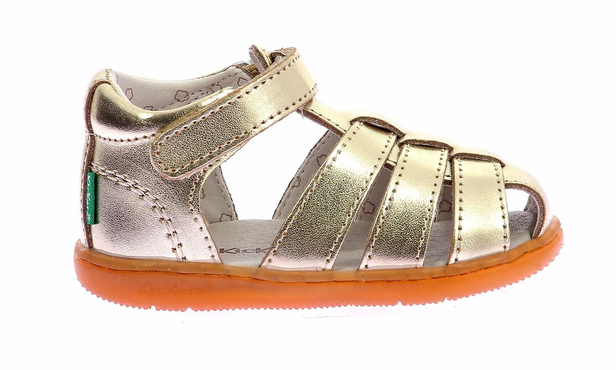 Sandales fermées en cuir Kick Flo, KICKERS
