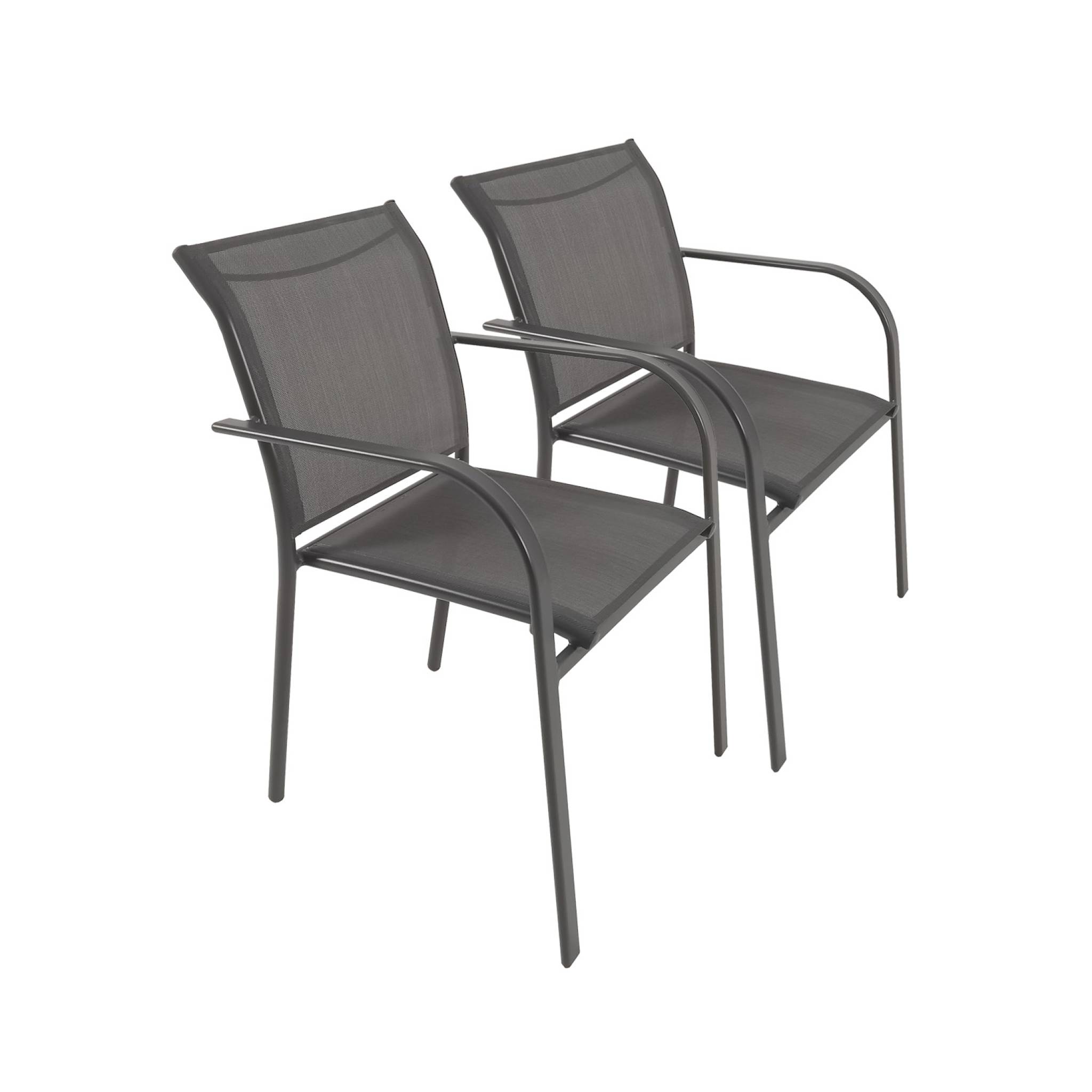 Fauteuil de jardin aluminium (lot de 2) AMARA, SWEEEK