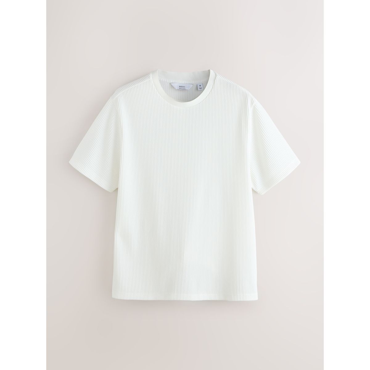 T-shirt texturé à manches courtes n. premium, NEXT