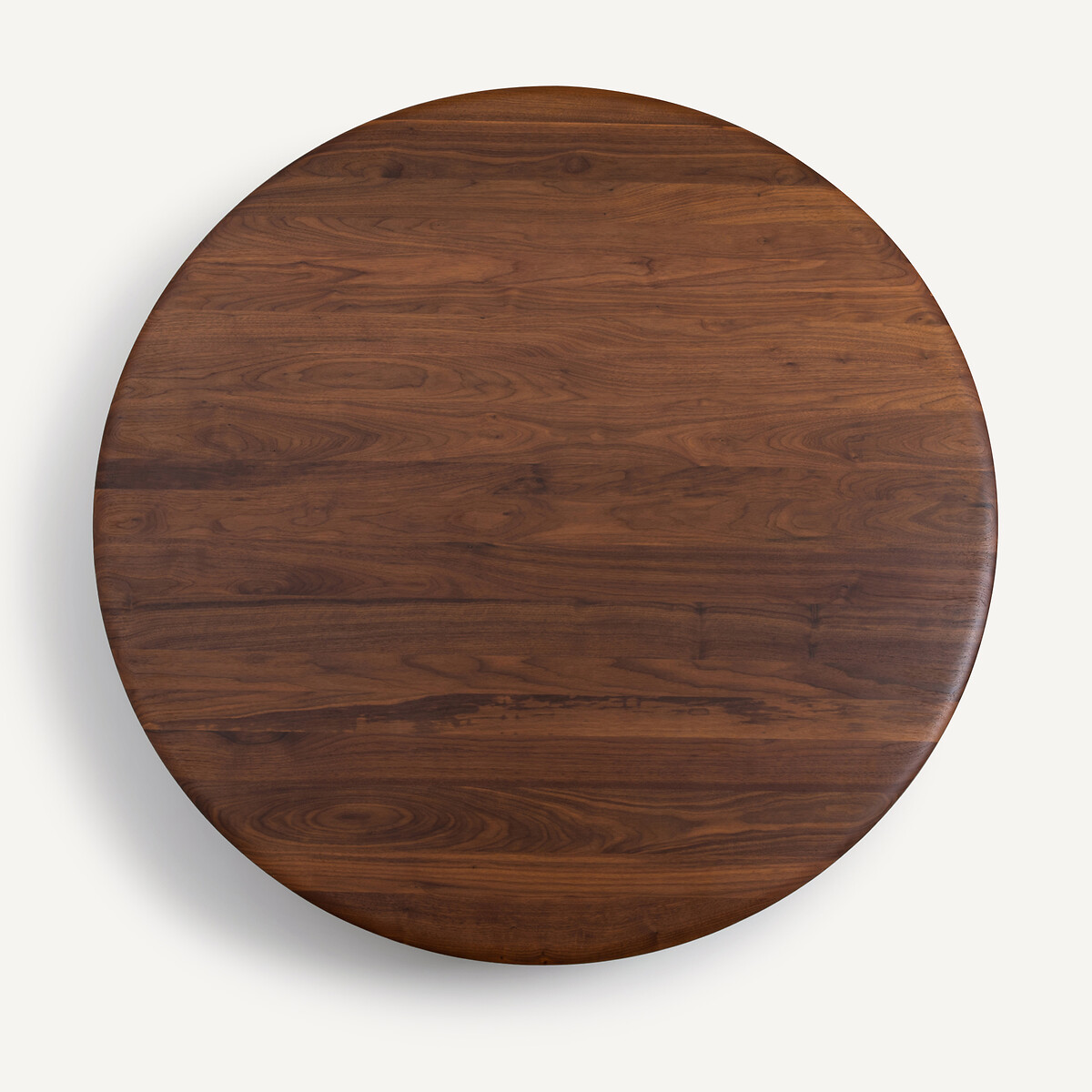 Plateau de table noyer massif ø130 cm, Hisia