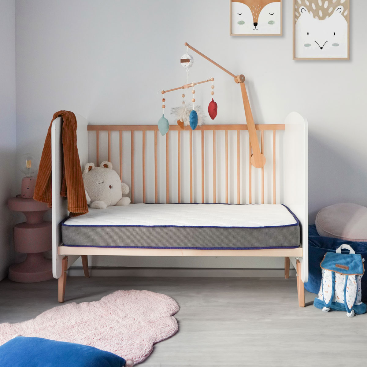 Matelas bébé Ergono Haute Résilience - Ultra respirant et ventilé, DODO