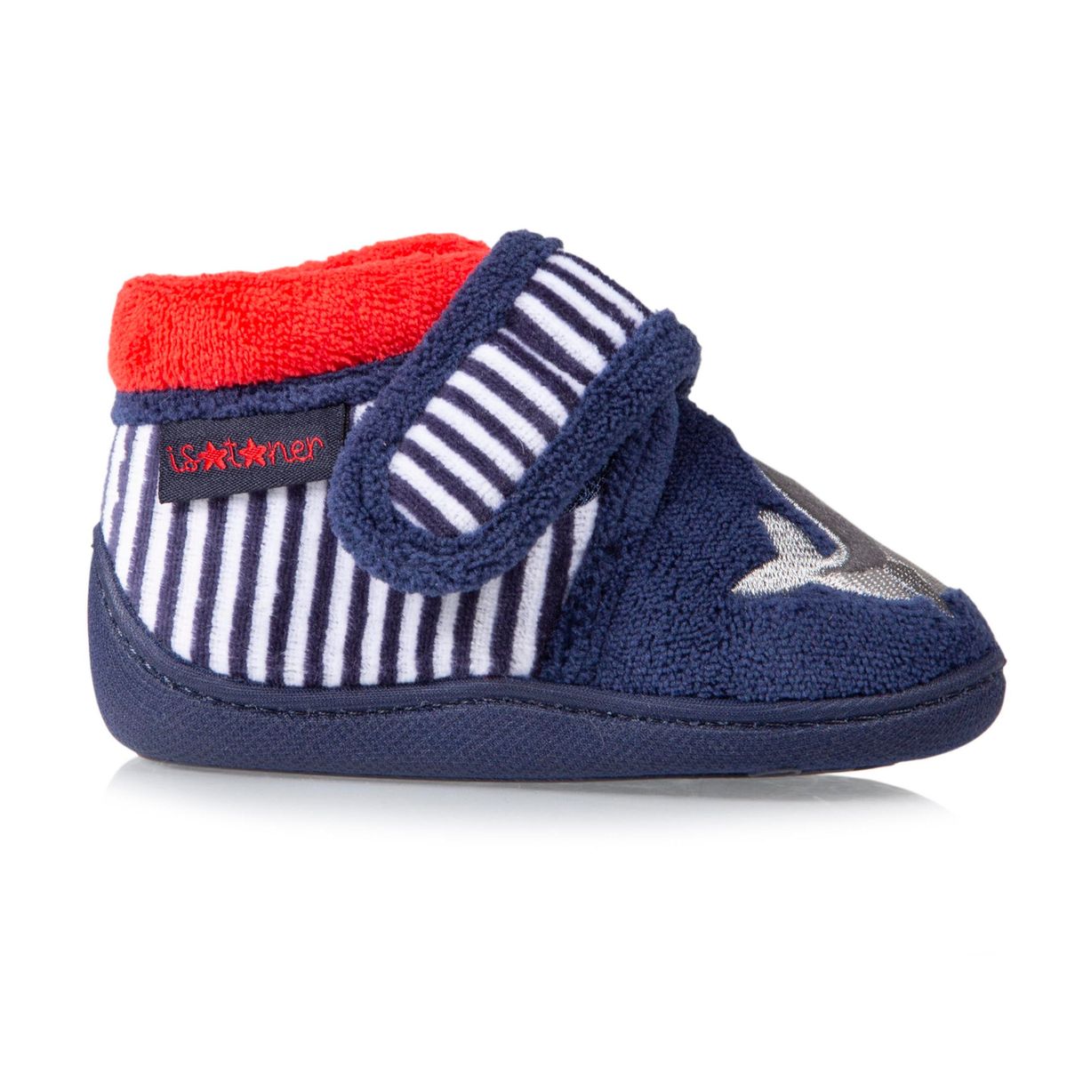 Chaussons bottillons semelle antid rapante bleu Isotoner La Redoute