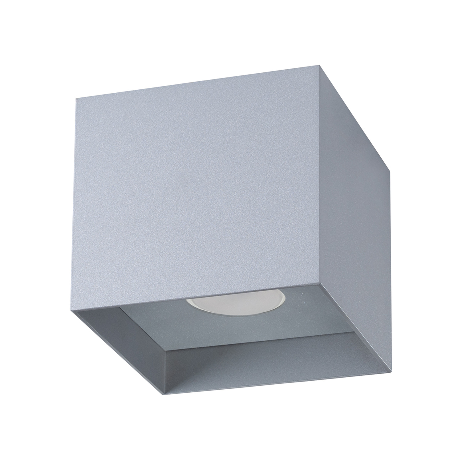Plafonnier Aluminium Gris GU10 1 Hati, EDEN