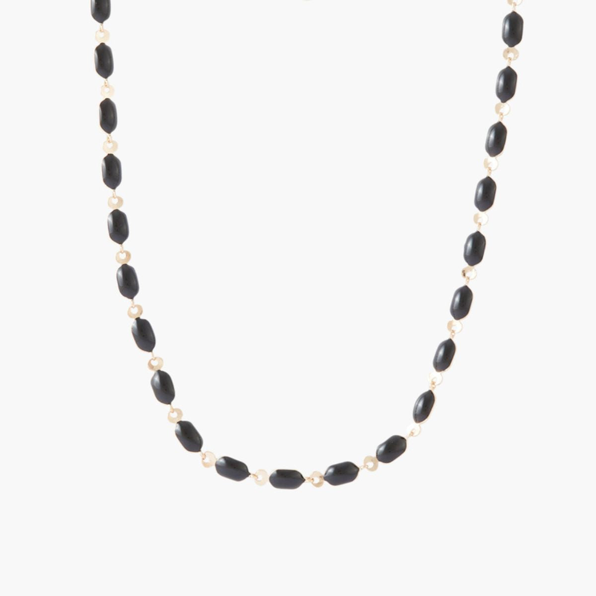 Collier maillons noir et doré, BALABOOSTE