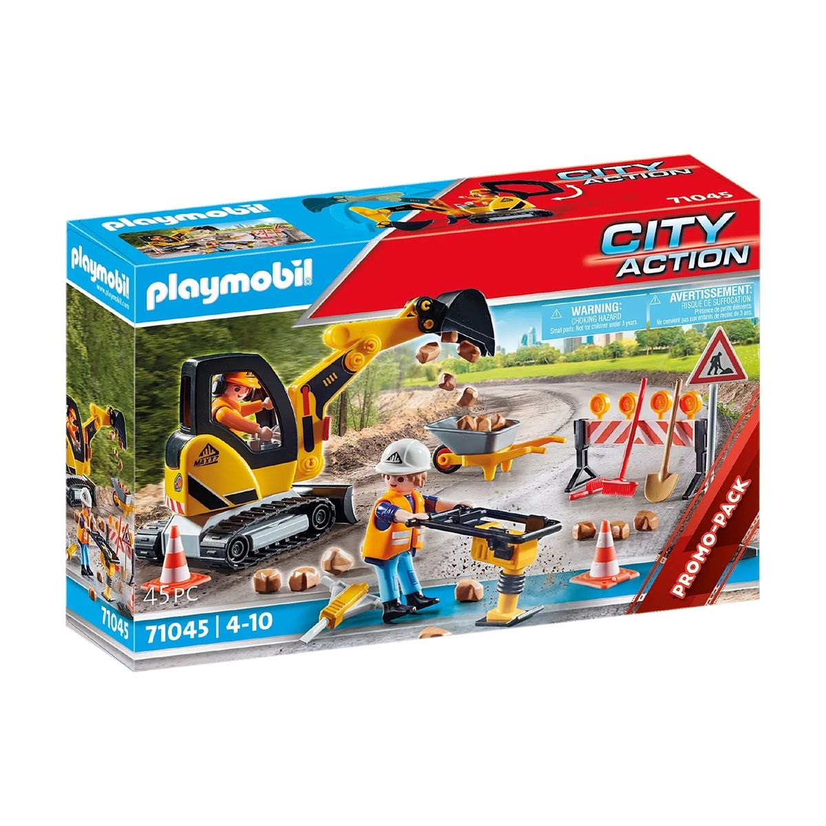 Playmobil® - CITY ACTION - 71431 «Camion-grue de recyclage de