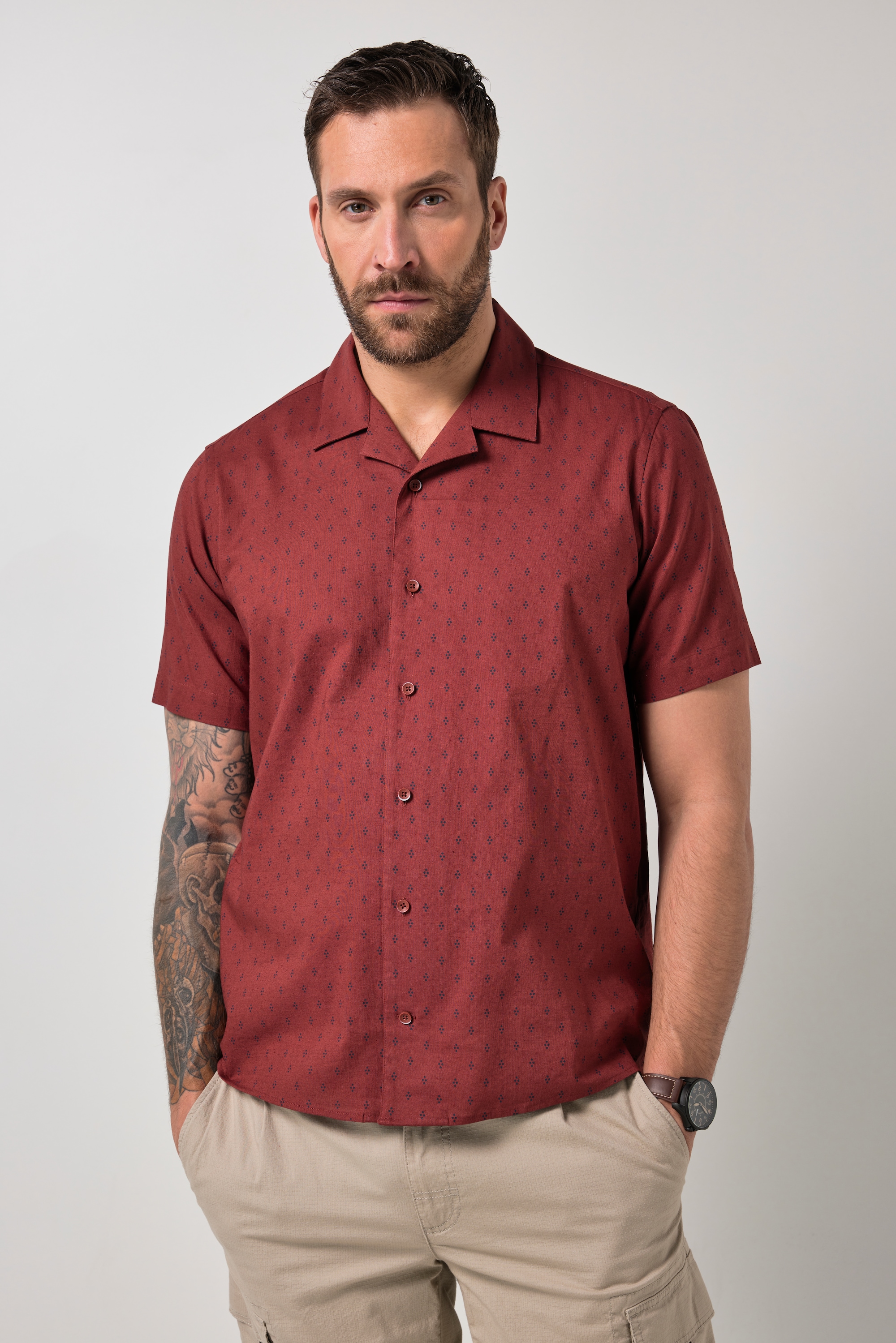 Chemise en lin mélangé, JP1880