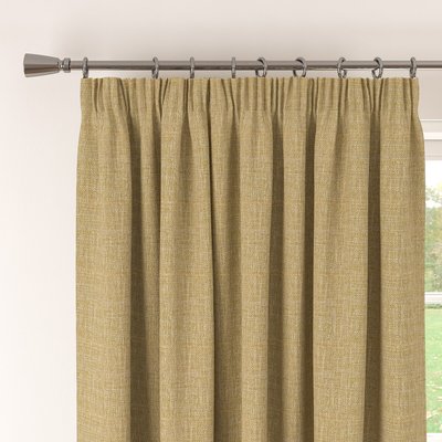 Textured Woven Blackout Pencil Pleat Pair of Curtains SO'HOME