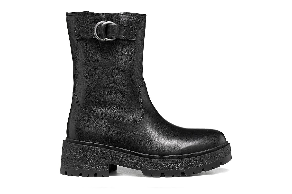 GEOX Botas de media altura de piel, EIVETTE