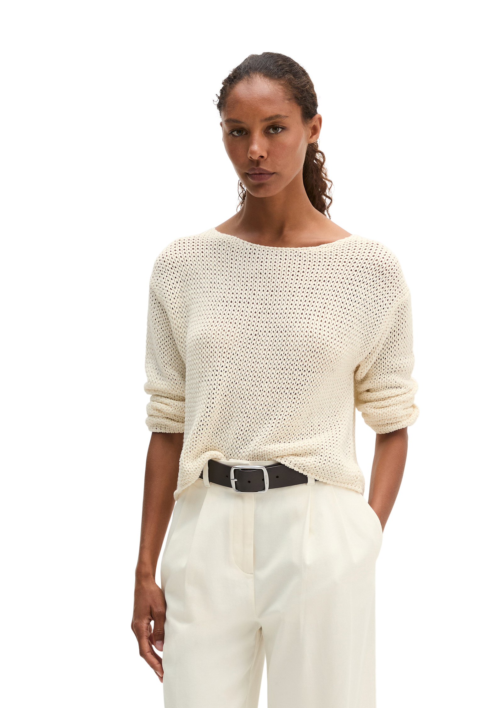 Pull en vrac en mélange de lin et de coton, MARC O'POLO