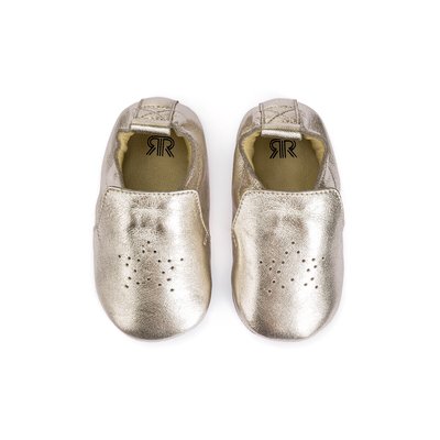 Metallic Leather Star Slippers LA REDOUTE COLLECTIONS