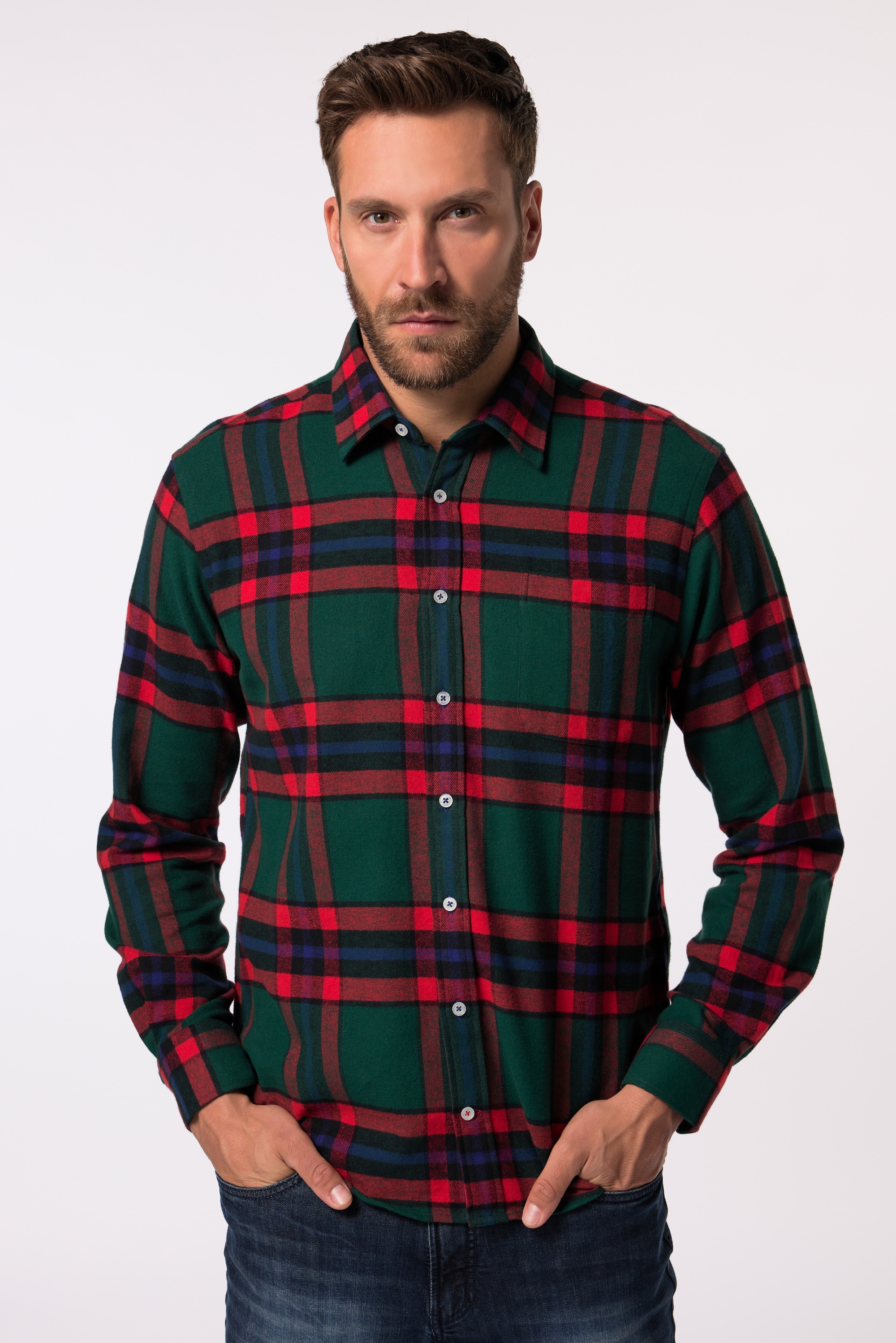 Chemise en flanelle à carreaux, JP1880