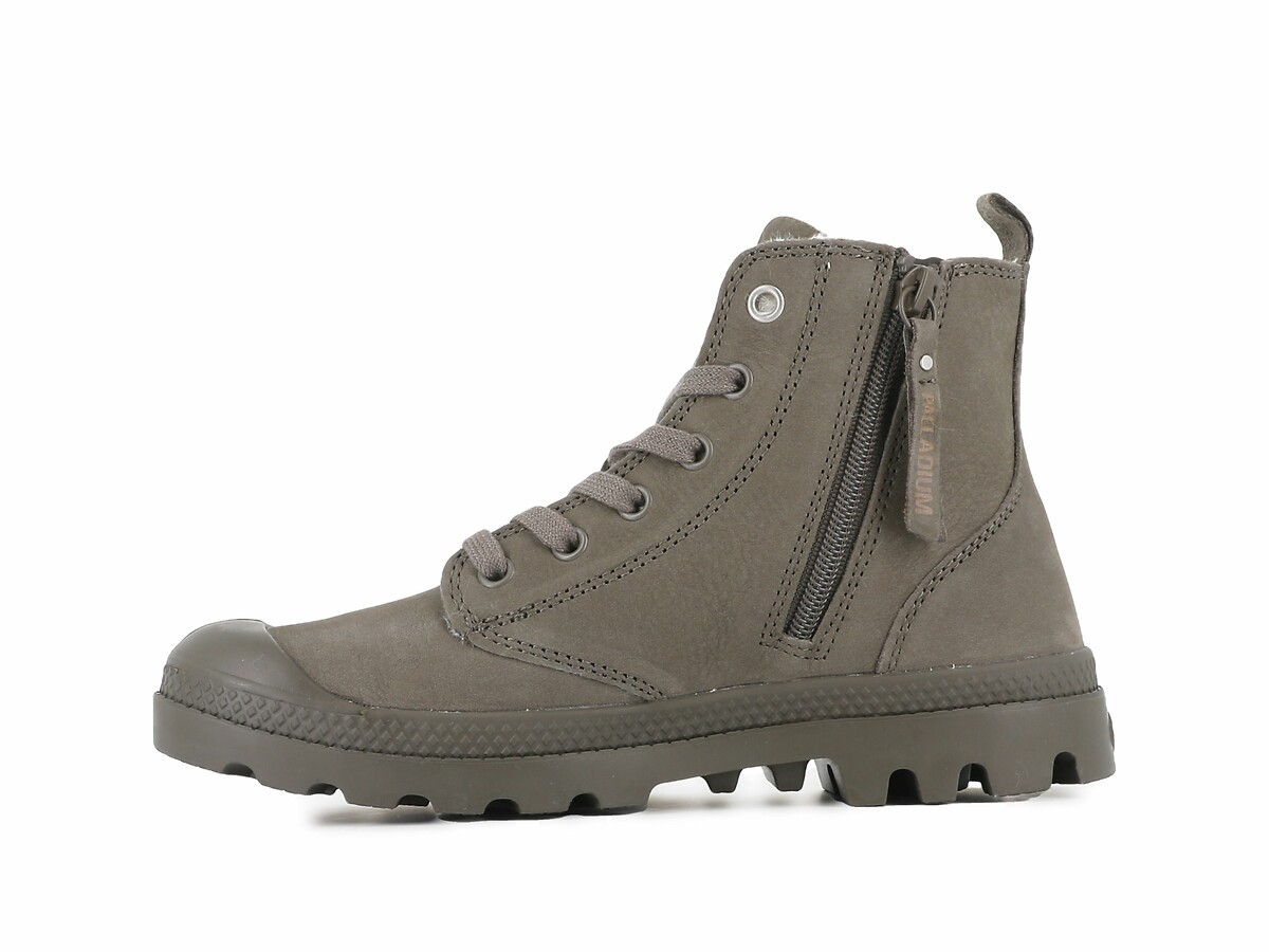 Palladium Botines de piel con forro Pampa Hi Zip Wool — photo 4