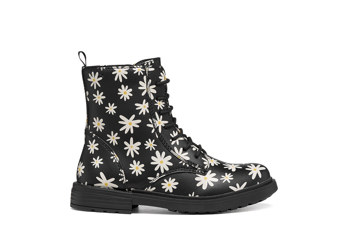 Kids Eclair Lace-Up Ankle Boots, GEOX