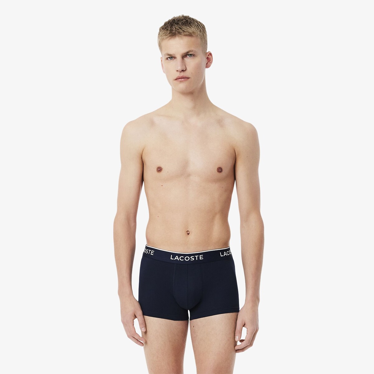 Set van 3 boxershorts in stretch katoen