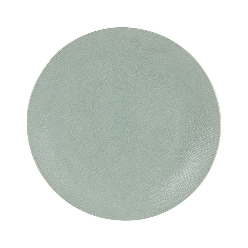 assiette de présentation vésuvio sauge 31 cm couleur vert table passion
