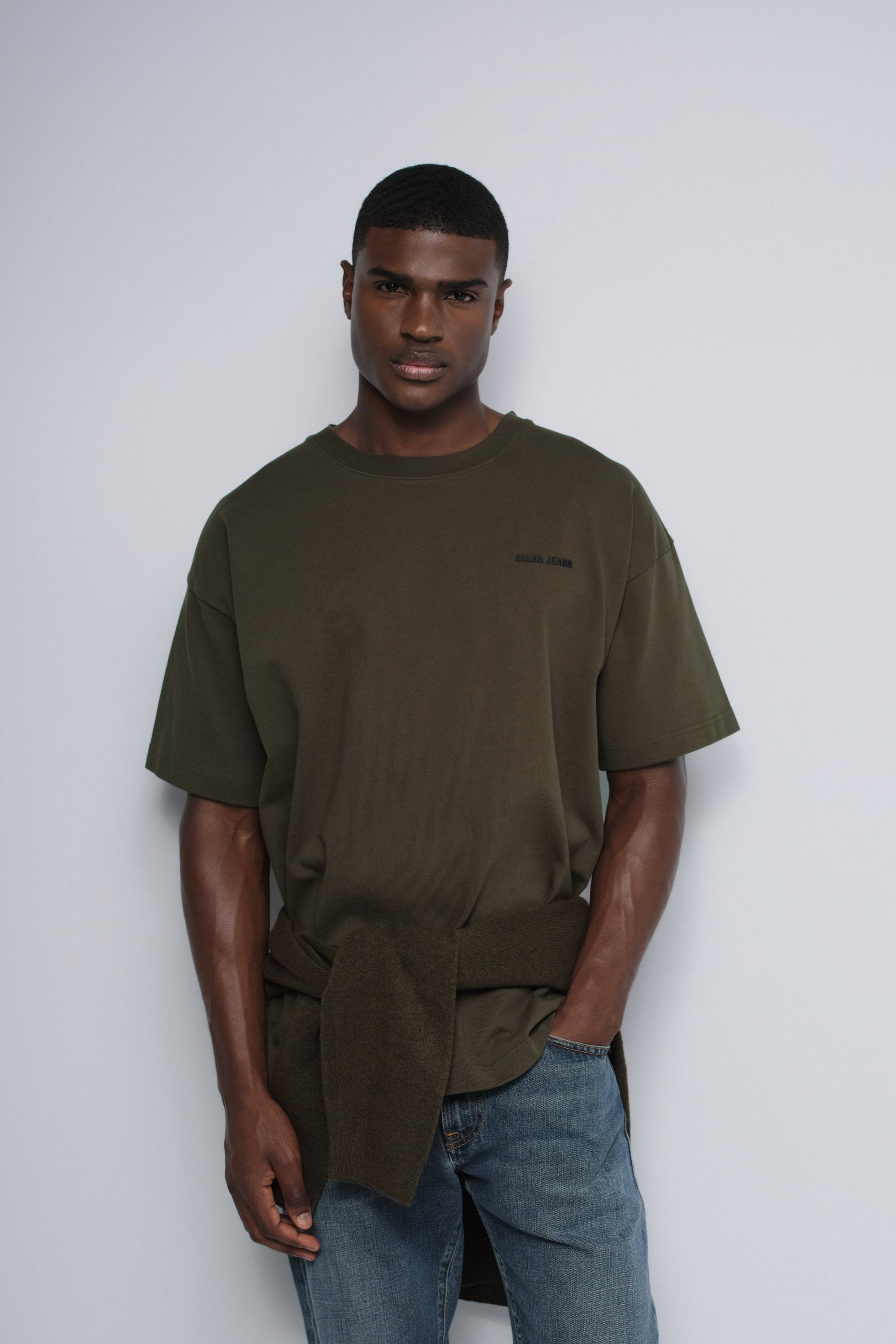 T-SHIRT AVEC BRANDING, SALSA JEANS