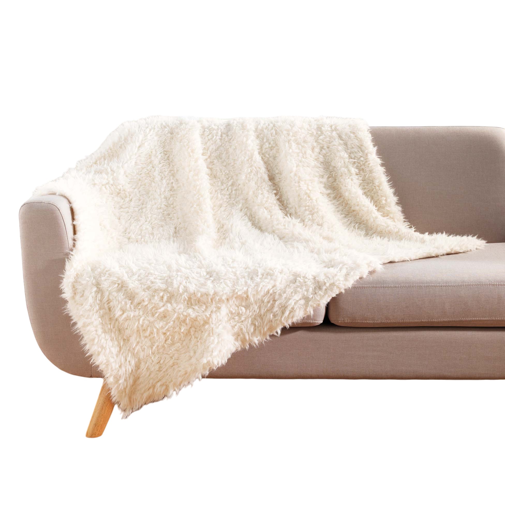 Plaid effet peluche et polaire Nuage, EDEN