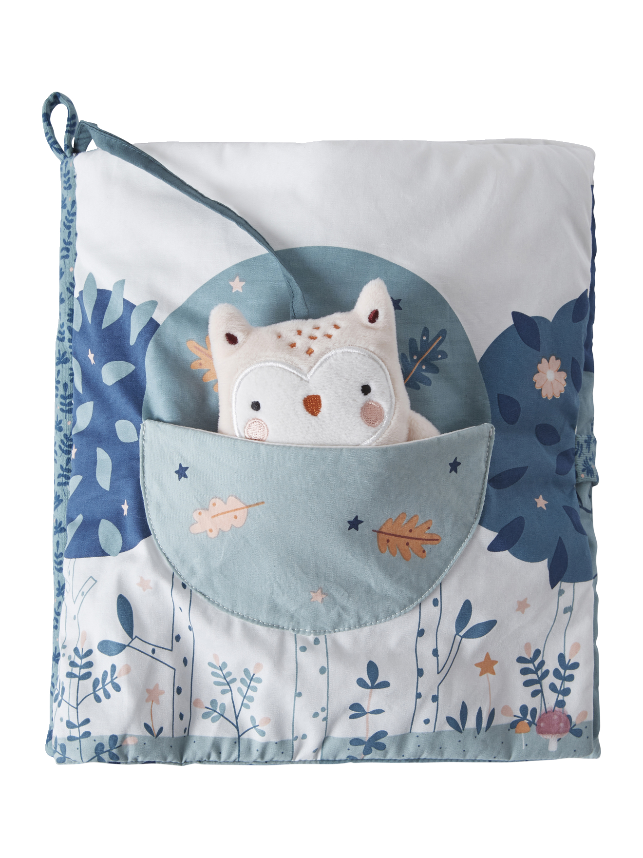 Livre d'éveil + peluches en velours FORÊT ENCHANTÉE, VERTBAUDET