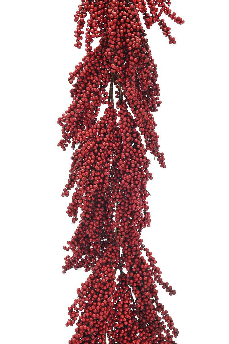 180cm Heritage Noel Red Berry Garland, SO'HOME