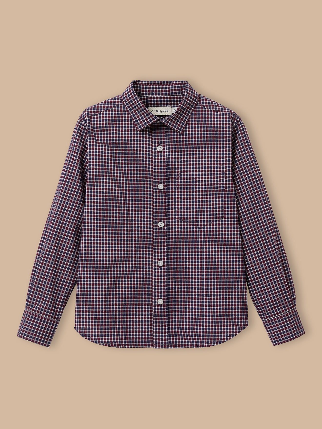 Chemise carreaux effet flanelle, CYRILLUS