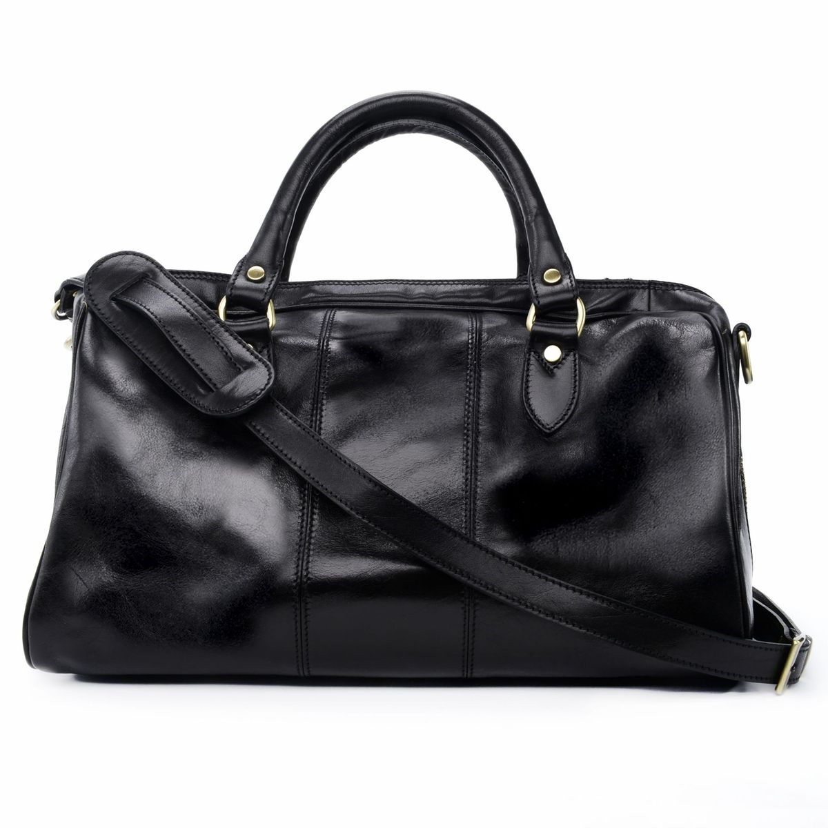 Sac de outlet voyage cuir noir