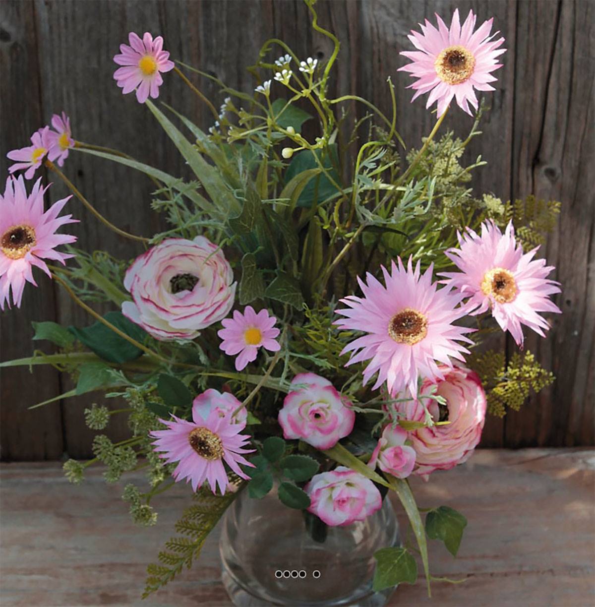 Joli bouquet de gerberas et de renoncules, ARTIFICIELLES
