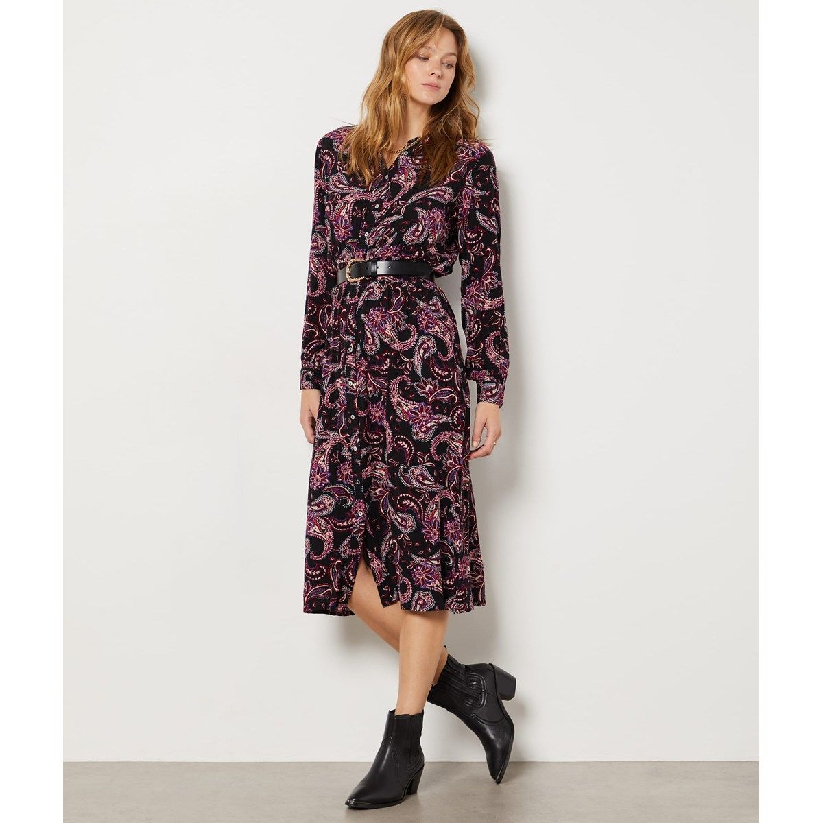 Robe longue fluide hiver La Redoute
