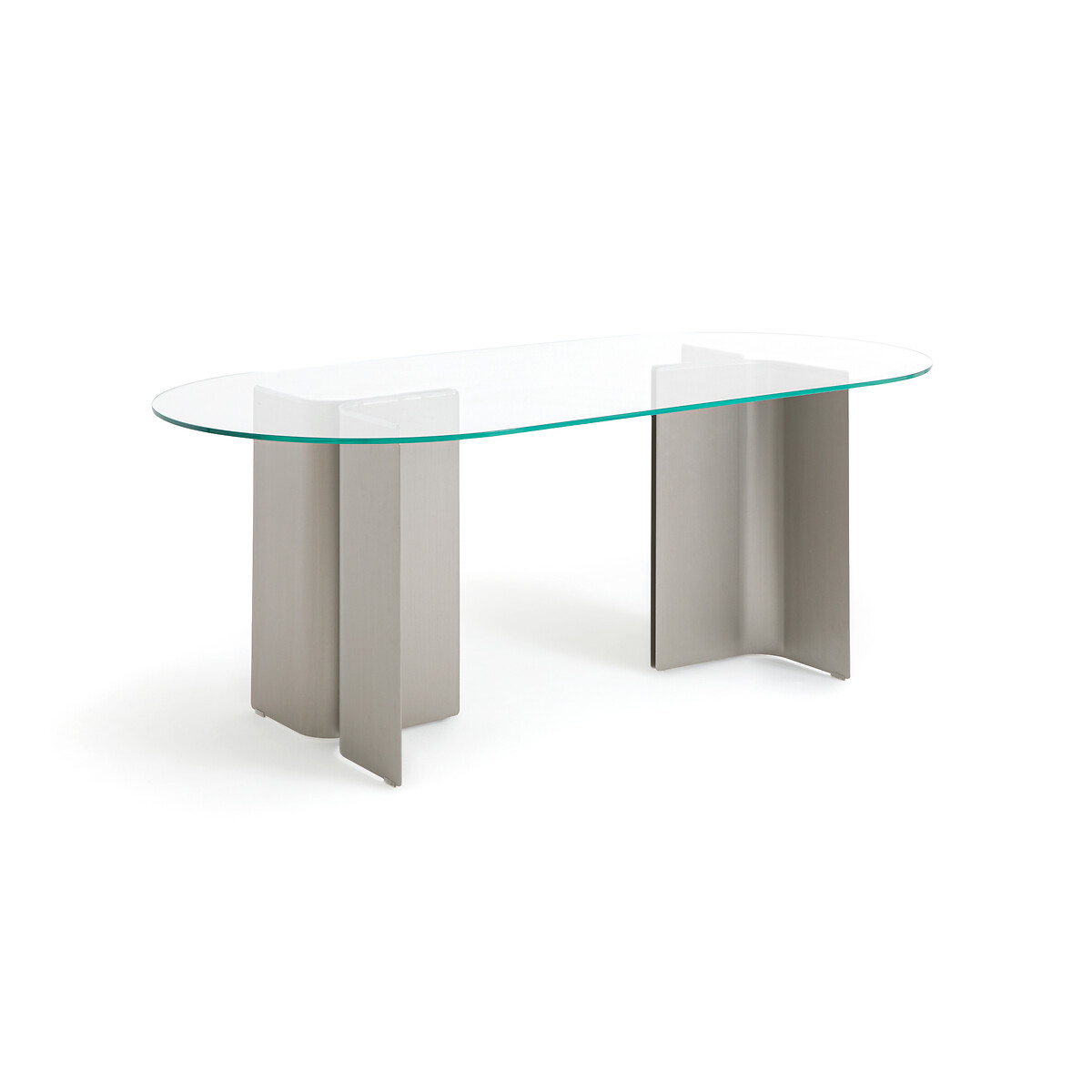 Gira Metal & Glass Dining Table (Seats 8)