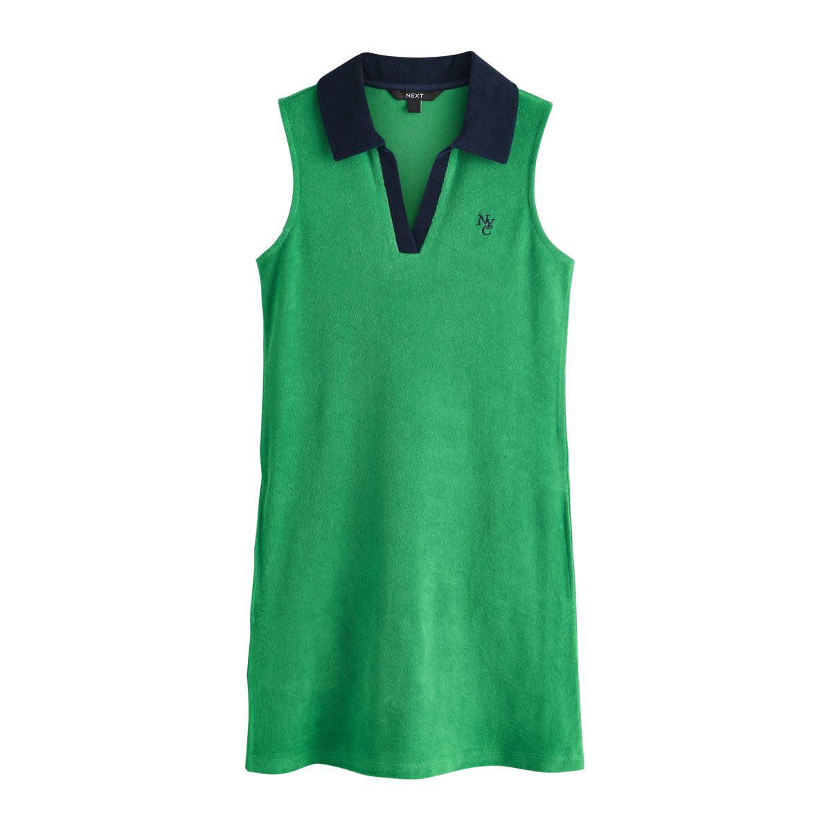 Robe polo mini en tissu éponge, NEXT