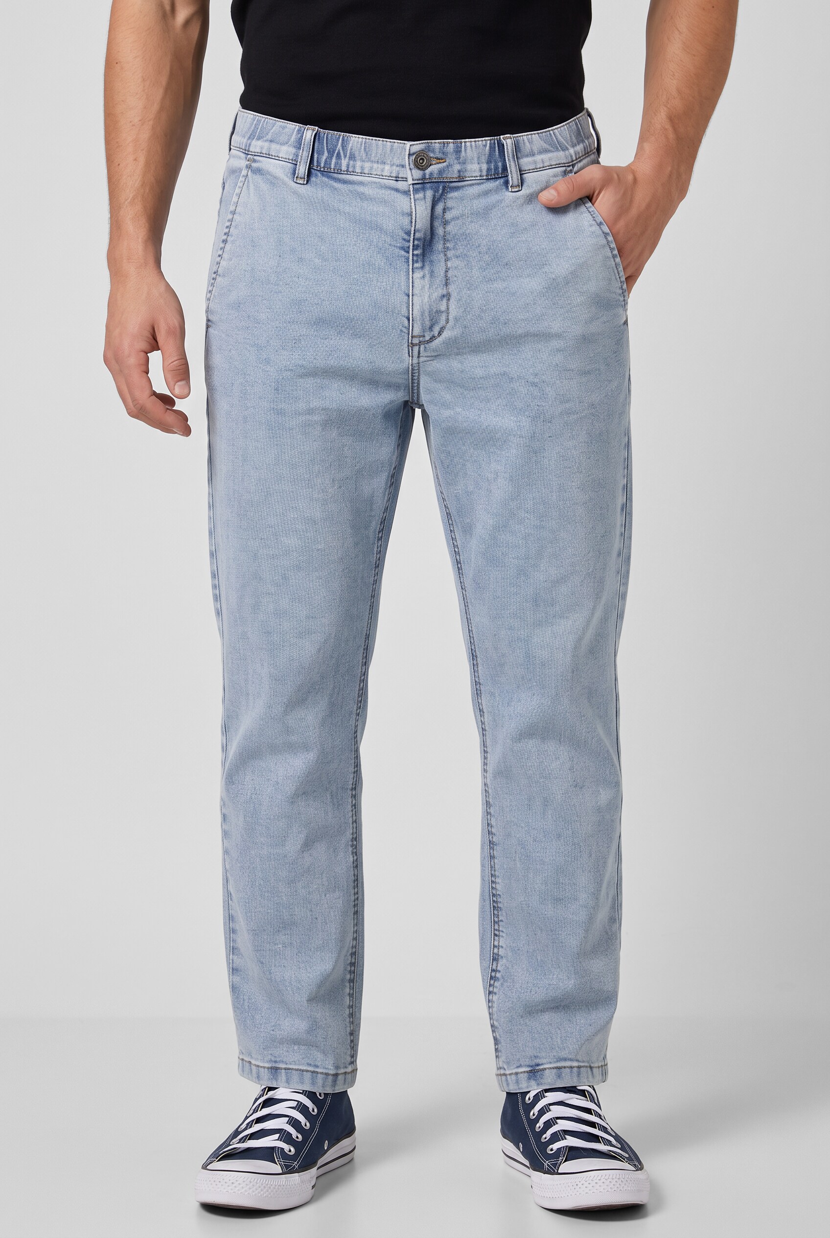 Jean chino FLEXNAMIC®, tissu denim, JP1880
