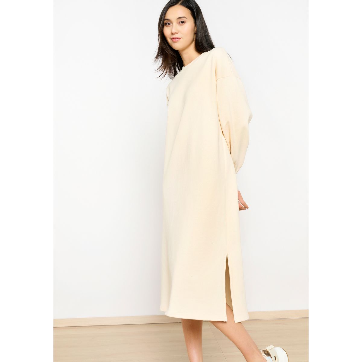 Robe sweat beige La Redoute