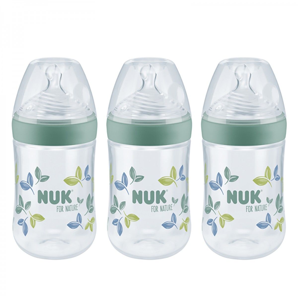 NUK Star Lot de 2 tétines en silicone sans BPA pour nouveau-né de 0 à 2  mois Bleu