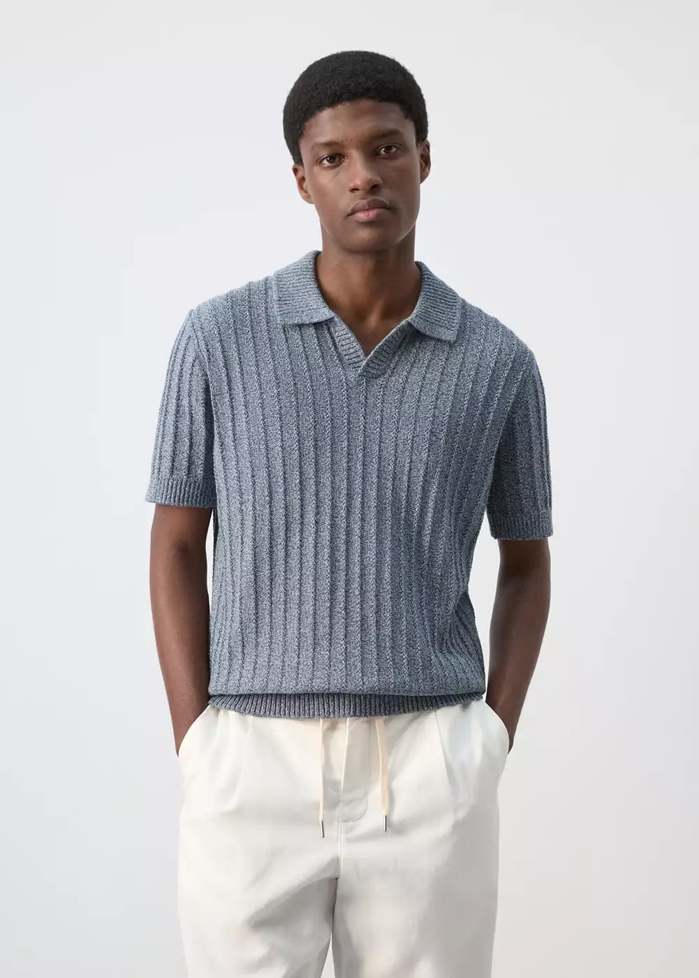 Polo maille fine 100 % coton, MANGO MAN