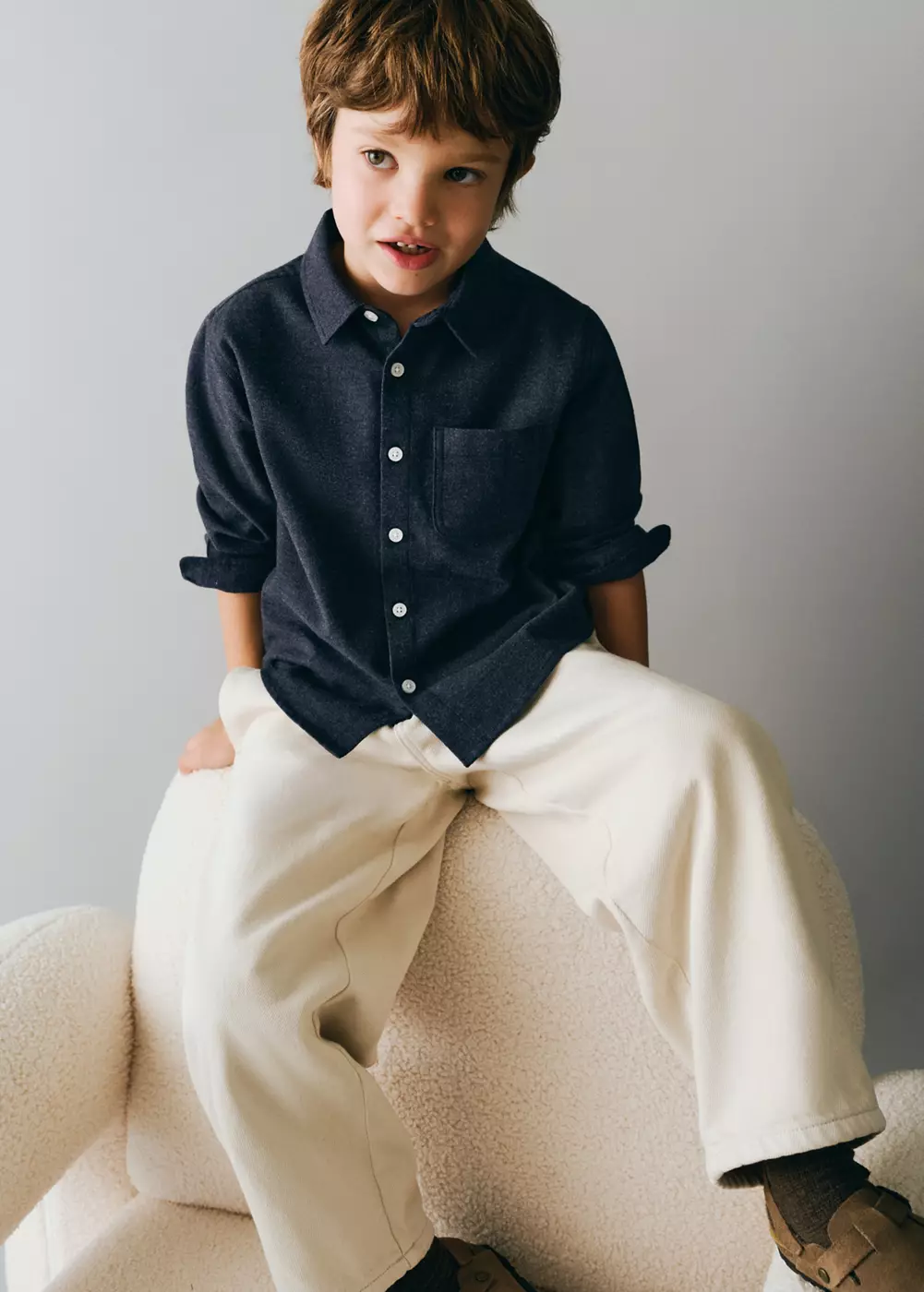 Chemise 100 % coton, MANGO BABY
